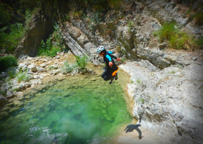 Audin - Saut facultatif dans un réservoir d'eau